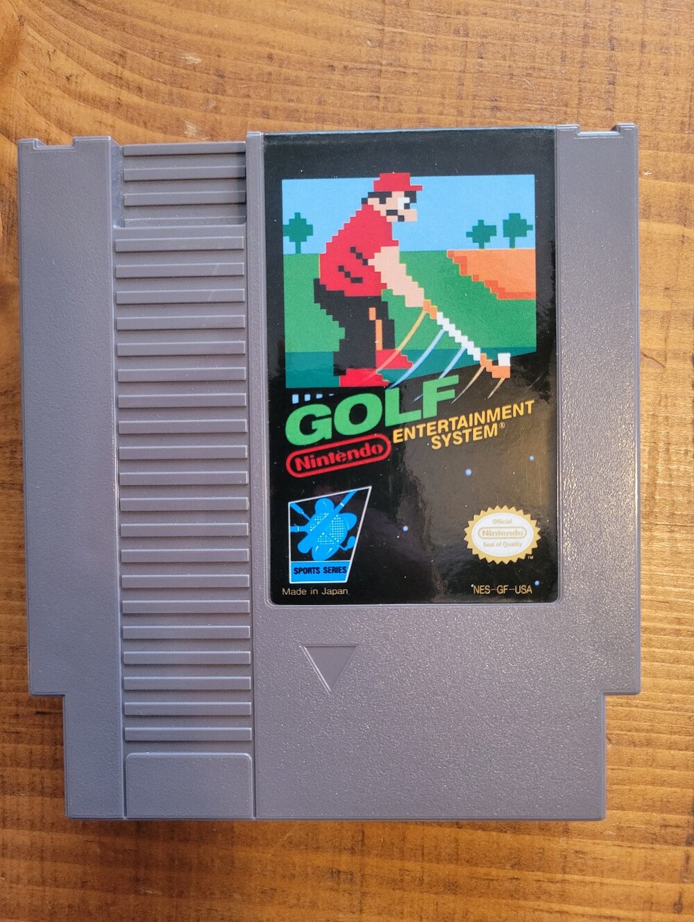 Nintendo NES Sports Series Golf Video Game Cartridge Vintage 1980s